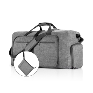 Travel Duffel Bag for Men, 65L Foldable Duffle Bags with Shoes Compartment